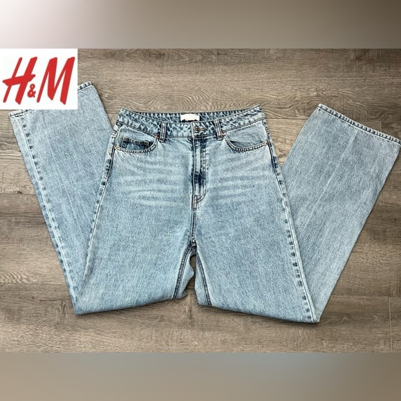 H&M Denim - H&M Wide High Waist Jeans | Women’s | Size: 8 | Color: Blue